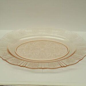 MacBeth Evans Pink Vintage AMERICAN SWEETHEART 13 Inch Oval Serving Platter
